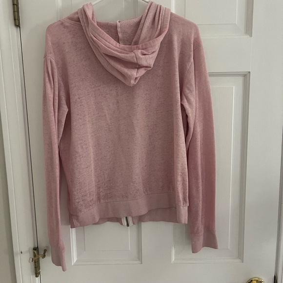Forget 21 Pink Zip Up Sweatshirt - Picture 2 of 5